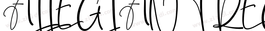 ALLEGIANT REGULAR字体转换
